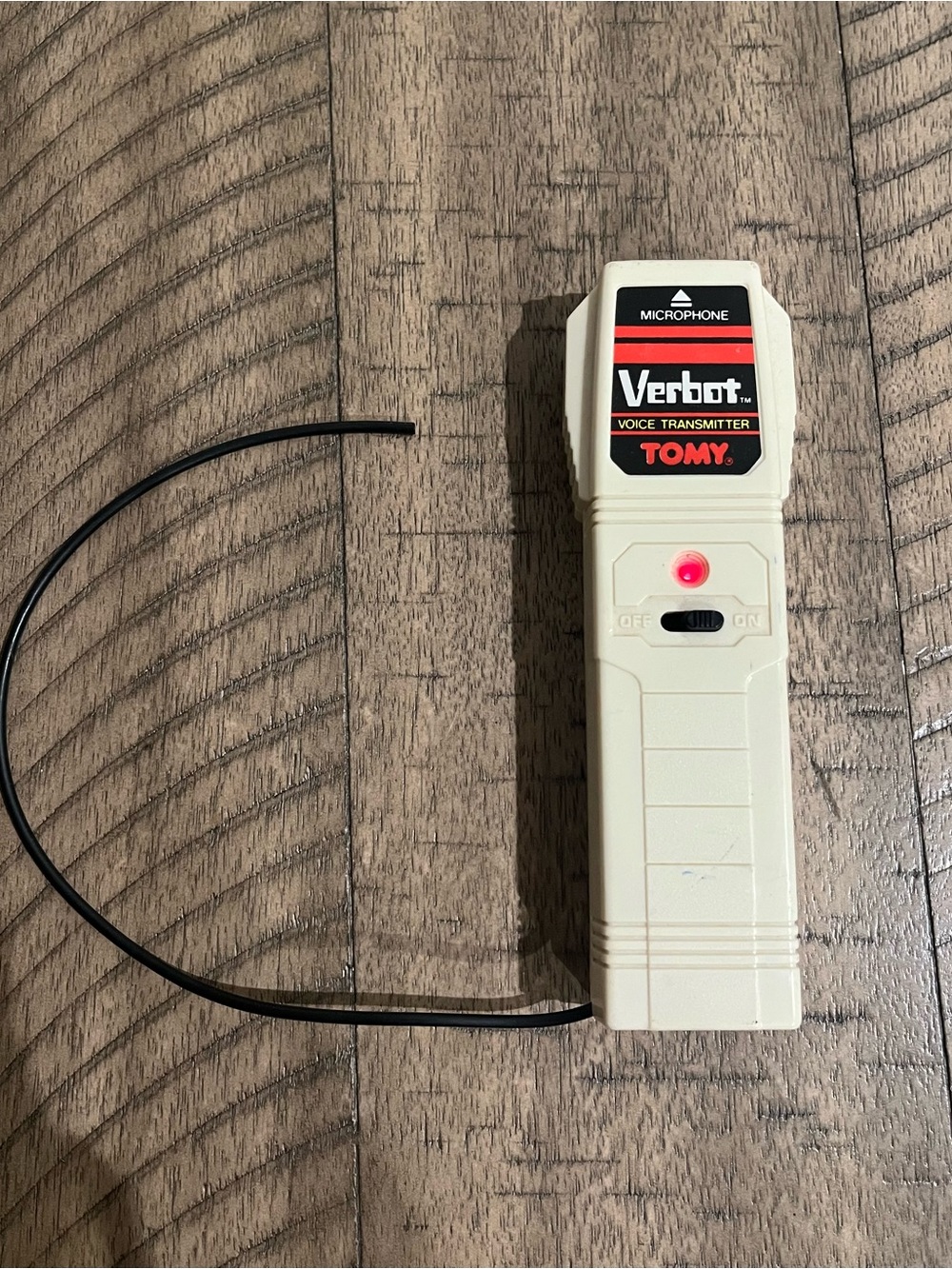 Vintage Tomy Verbot 1980s Space Toy Robot Remote Control Voice Transmitter WORKS